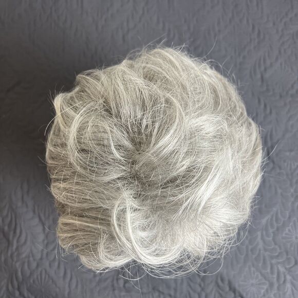 Vintage Tony of Beverly Wig Short Hair Curly Light Black Gray Adjustable Wig - Picture 5 of 7